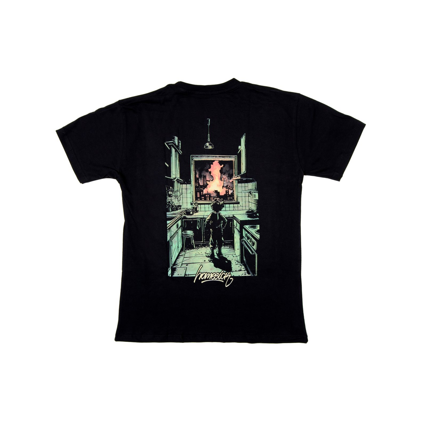 T-Shirt ''Homesick'' Black